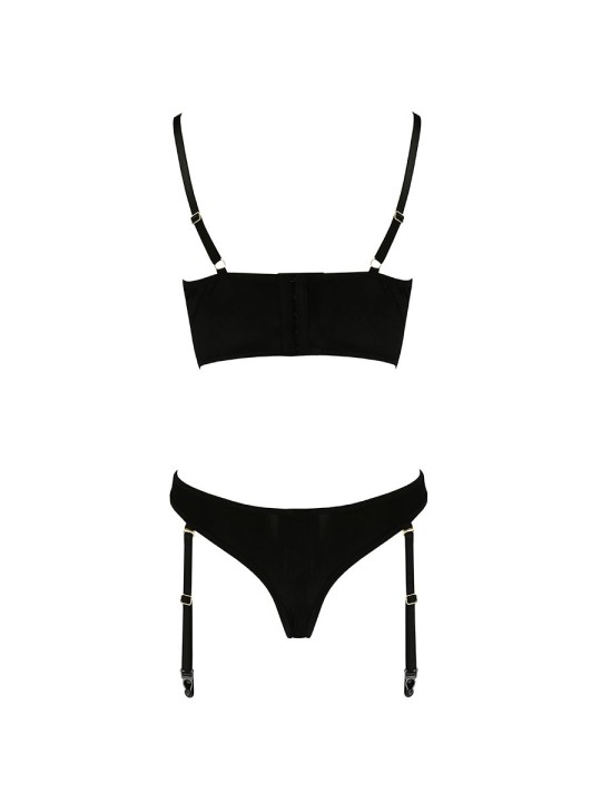 Ensemble culotte à jarretelles et bustier Lara - Casmir