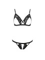 Ensemble sexy ouvert Diabolina - Passion