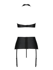 Ensemble sexy faux cuir Nancy - Passion