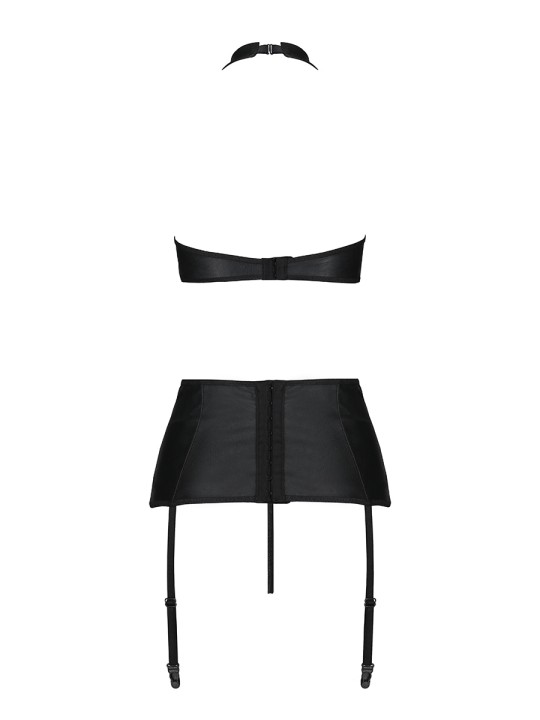 Ensemble sexy faux cuir Nancy - Passion