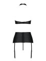 Ensemble sexy faux cuir Nancy - Passion