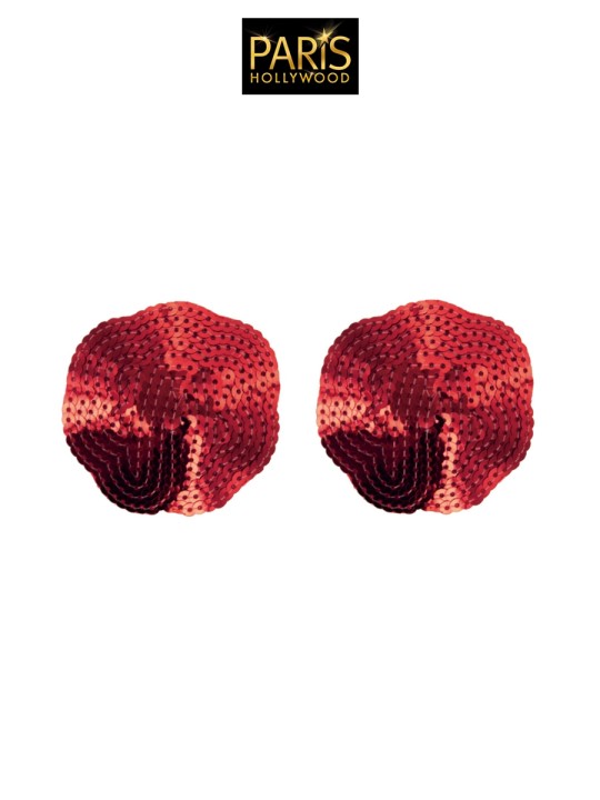 Nipples rouges sequin - Paris Hollywood