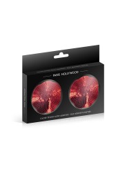 Nipples rouges sequin - Paris Hollywood