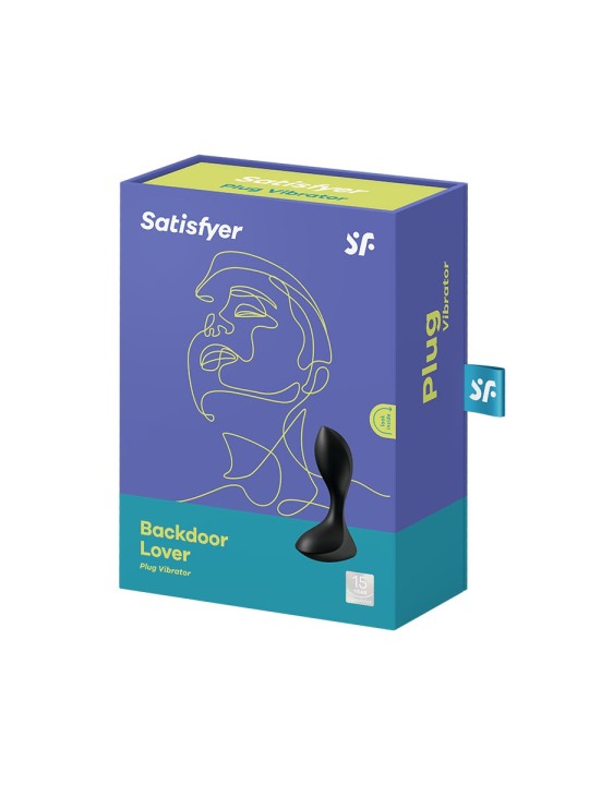 Plug vibrant Backdoor Lover noir - Satisfyer