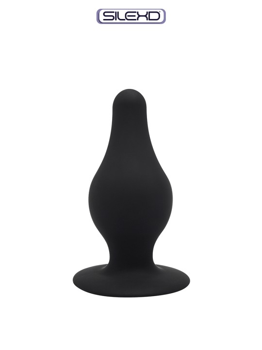 Plug anal The Original Model 2 noir 7,2 cm - SilexD