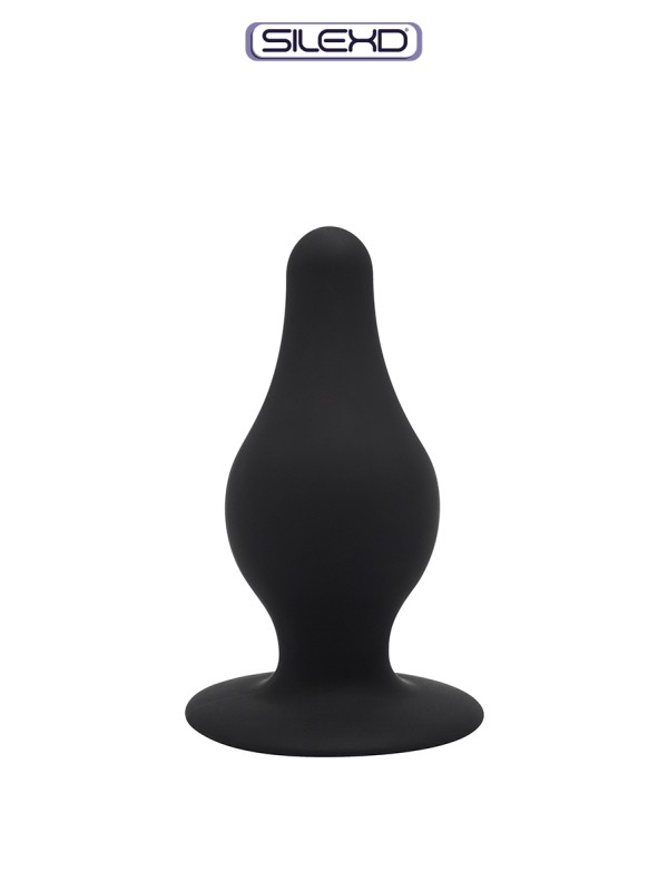 Plug anal The Original Model 2 noir 7,2 cm - SilexD