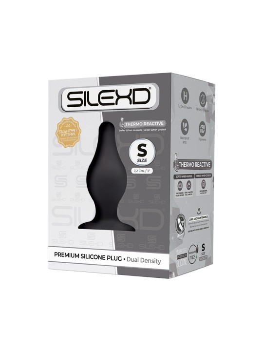 Plug anal The Original Model 2 noir 7,2 cm - SilexD