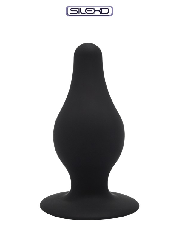 Plug anal The Original Model 2 noir 10,2 cm - SilexD