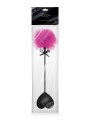 Tapette coeur avec pompon fuchsia - Sweet Caress
