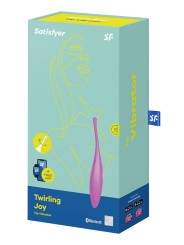 Stimulateur connecté Twirling Joy fuchsia - Satisfyer