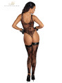 Body en tulle floqué F242