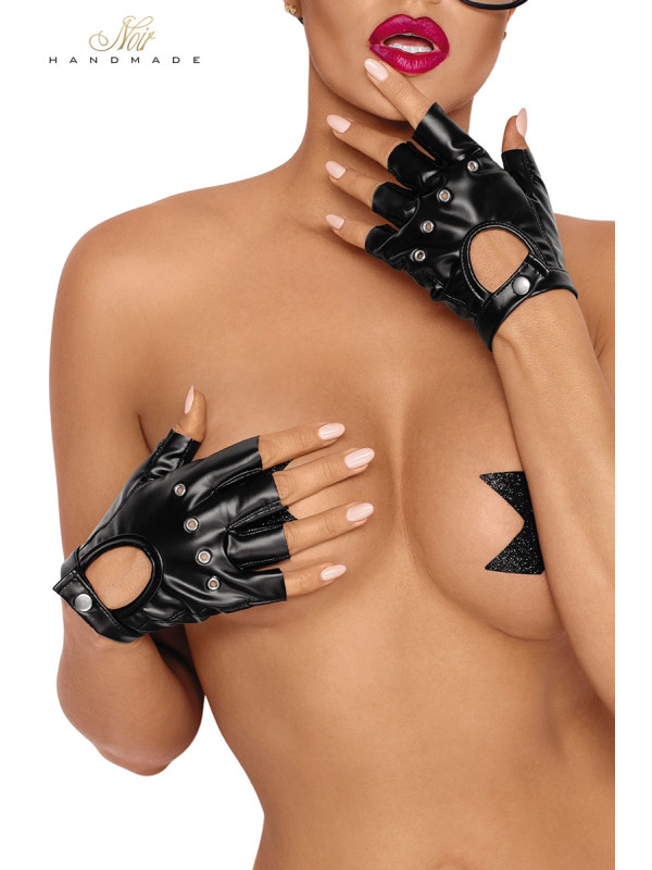Gants mitaines en wetlook F264