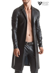 Manteau long wetlook Sergio - Regnes