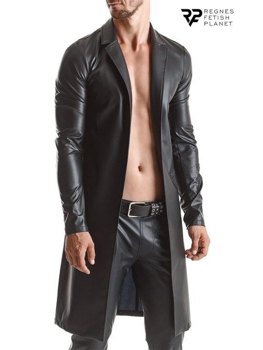 Manteau long wetlook Sergio - Regnes