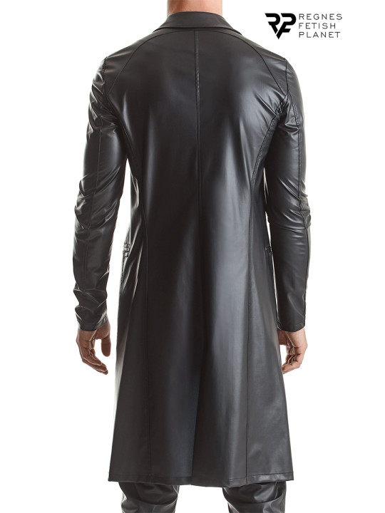Manteau long wetlook Sergio - Regnes