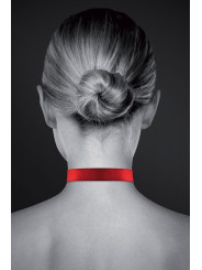 Collier rouge cadenas coeur - Bijoux Pour Toi