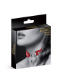 Collier rouge cadenas coeur - Bijoux Pour Toi