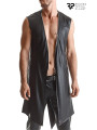 Veste longue sans manche wetlook Marco - Regnes