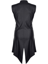 Veste longue sans manche wetlook Marco - Regnes