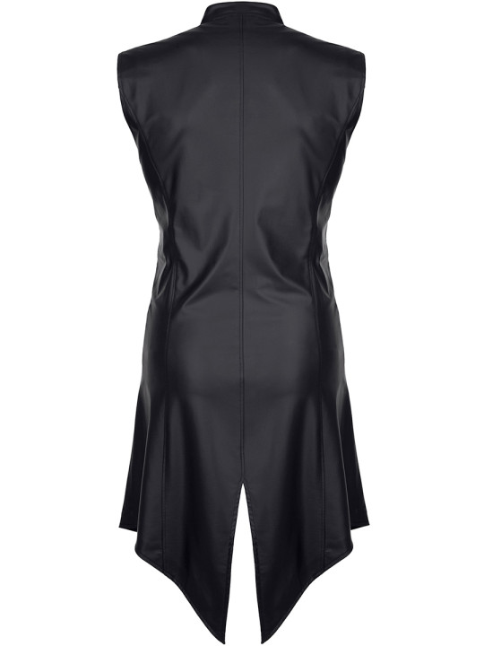 Veste longue sans manche wetlook Marco - Regnes