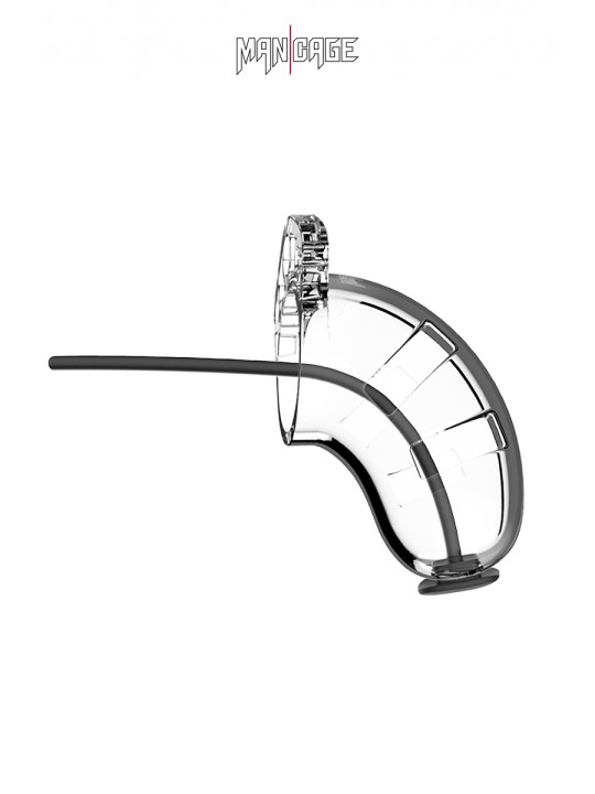 Cage de chasteté 6,5cm avec plug d'urètre - ManCage 15