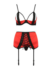 Ensemble lingerie à jarretelles Femmina - Passion