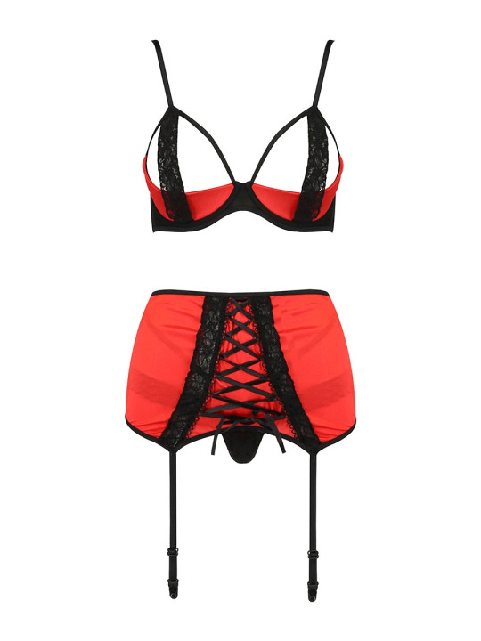 Ensemble lingerie à jarretelles Femmina - Passion