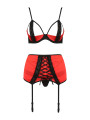 Ensemble lingerie à jarretelles Femmina - Passion