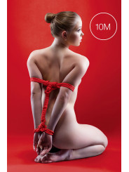 Corde de bondage Japonais 10m rouge - Ouch