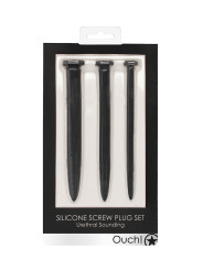 Set de 3 plugs urétraux Grands clous - Ouch!