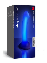 Dildo lumineux violet - Strap-On-Me