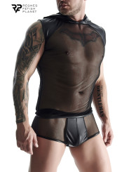 T-shirt à capuche en mesh - Regnes