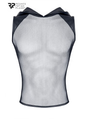 T-shirt à capuche en mesh - Regnes