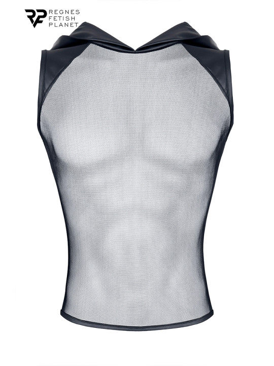 T-shirt à capuche en mesh - Regnes