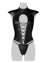 Corsage lacé sexy fetish - Grey Velvet