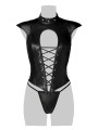 Corsage lacé sexy fetish - Grey Velvet