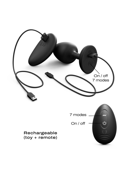 Plug anal vibrant télécommandé Geisha Plug Infinite M - Dorcel