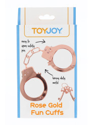 Menottes métal rose gold - Toy Joy