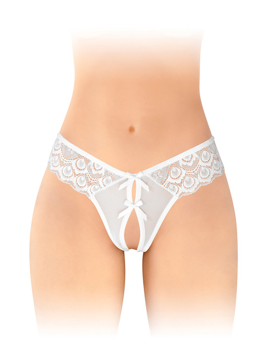 String ouvert Alicia blanc - Fashion Secret