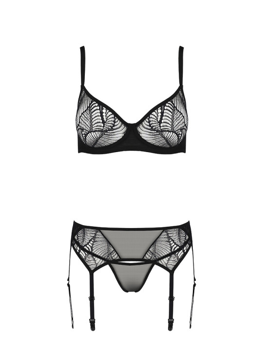 Ensemble à jarretelles Leafa - Passion ECO Collection
