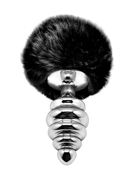 Plug métal Fluffy Twist L noir - Alive