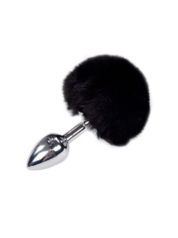 Plug métal Fluffy S noir - Alive