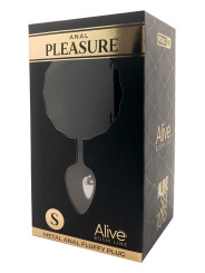 Plug métal Fluffy S noir - Alive