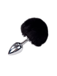 Plug métal Fluffy M noir - Alive