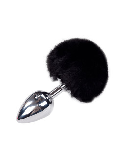 Plug métal Fluffy L noir - Alive