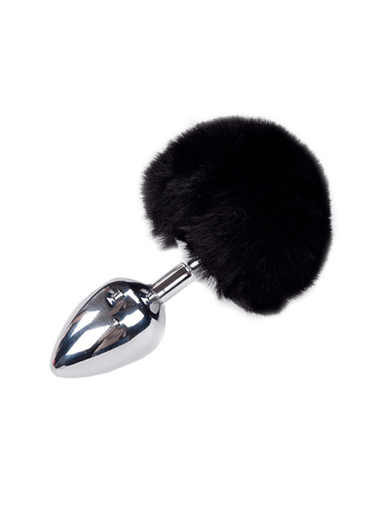 Plug métal Fluffy L noir - Alive