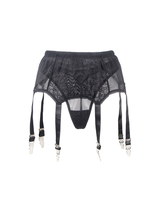 Porte-Jarretelles à 6 clips et string