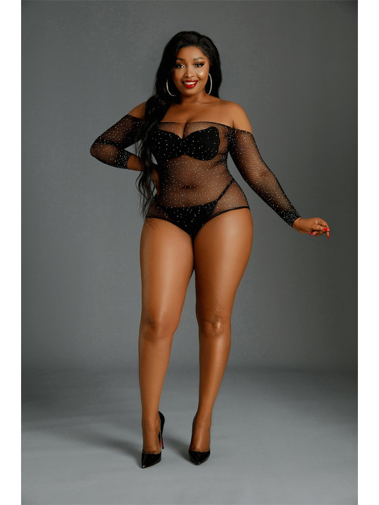 Body résille N°09 Queen Size - Moonlight