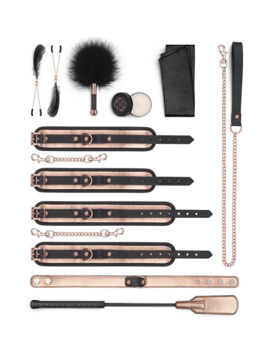 9 accessoires BDSM Rosy Gold