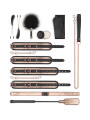 9 accessoires BDSM Rosy Gold
